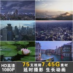 HD企业宣传片广告微速延时摄影大自然美景城市美景影视实拍素材